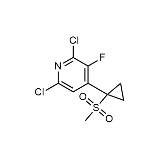 2,6-Dichloro-3-fluoro-4-(1-(methylsulfonyl)cyclopropyl)pyridine|CS-0628891