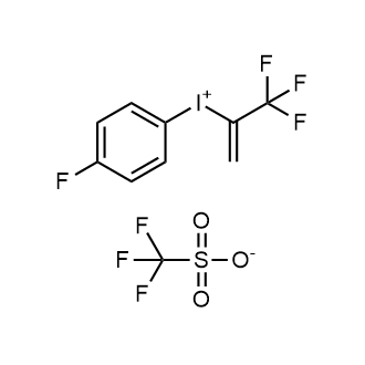 (4-Fluorophenyl)(3,3,3-trifluoroprop-1-en-2-yl)iodonium trifluoromethanesulfonate|CS-0633945