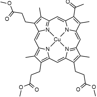 Copper(II) 2-acetyl-4,6,7-tris[2-(methoxycarbonyl)ethyl]-1,3,5,8-tetramethylporphyrin|CS-0634045