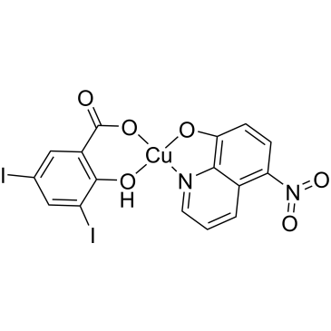 (3,5-Diiodosalicylato)(5-nitro-8-quinolinolato)copper|CS-0634069