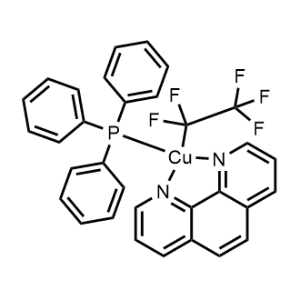 Copper,(1,1,2,2,2-pentafluoroethyl)(1,10-phenanthroline-κN1,κN10)(triphenylphosphine)-|CS-0634116
