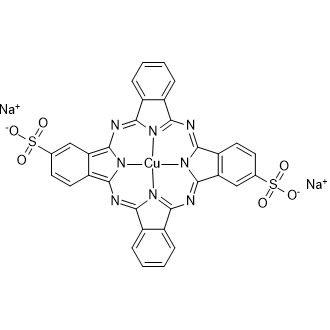 Cuprate-[29H,31H-phthalocyanine-2,16-disulfonato(4-)-κN29,κN30,κN31,κN32]-, sodium (1:2), (SP-4-1)-|CS-0634168