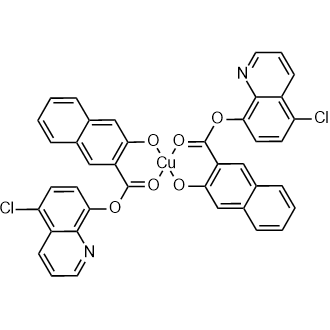 2-Naphthalenecarboxylic acid, 3-hydroxy-, 5-chloro-8-quinolinyl ester, copper complex|CS-0634170