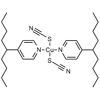 Bis[4-(1-butylpentyl)pyridine]bis(thiocyanato-S)copper|CS-0634177