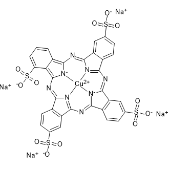 Copper phthalocyanine-3,4',4'',4'''-tetrasulfonic acid tetrasodium salt|CS-0634181