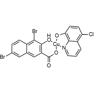 (5-Chloro-8-quinolinolato)(4,7-dibromo-3-hydroxy-2-naphthoato)copper|CS-0634328
