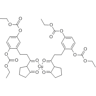Bis[[C,C'-[2-[3-(oxo-κO)-3-[2-(oxo-κO)cyclopentyl]propyl]-1,4-phenylene] bis(C-ethyl carbonato)](1-)]copper|CS-0634354