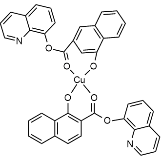 Bis(8-quinolinyl 1-hydroxy-2-naphthalenecarboxylato-O1,O2')copper|CS-0634360