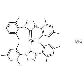 Bis[1,3-bis(2,4,6-trimethylphenyl)imidazol-2-ylidene]copper(I) tetrafluoroborate|CS-0634521