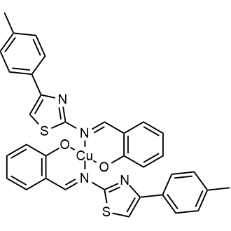 Copper, bis[2-[[[4-(4-methylphenyl)-2-thiazolyl]imino]methyl]phenolato]-|CS-0634523