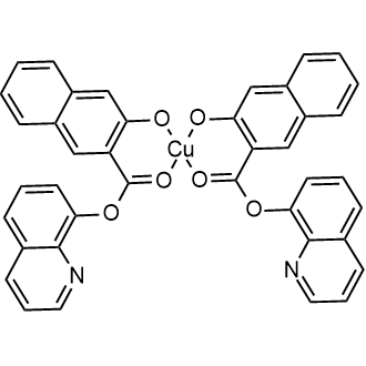 Bis(8-quinolinyl 3-hydroxy-2-naphthalenecarboxylato-O2',O3)copper|CS-0634534