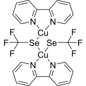 Copper, bis(2,2′-bipyridine-κN1,κN1′)bis[μ-(1,1,1-trifluoromethaneselenolato-κSe:κSe)]di-|CS-0634548