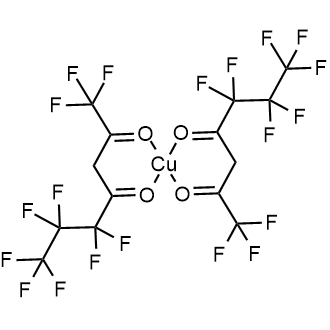 Copper, bis(1,1,1,5,5,6,6,7,7,7-decafluoro-2,4-heptanedionato-O,O')-|CS-0634557