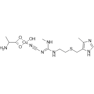 (L-Alaninato-O,O')[N-cyano-N'-[2-[[(5-methyl-1H-imidazol-4-yl)methyl]thio]ethyl]-N''-methylguanidine-NN]hydroxy copper|CS-0634559