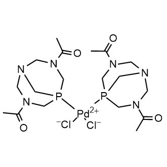 Dichlorobis(3,7-diacetyl-1,3,7-triaza-5-phosphabicyclo[3.3.1]nonane) palladium(II)|CS-0634710