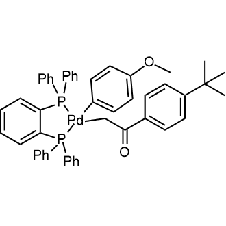 [2-[4-(1,1-Dimethylethyl)phenyl]-2-oxoethyl](4-methoxyphenyl)[1,2-phenylenebis[diphenylphosphine-κP]]palladium|CS-0634717