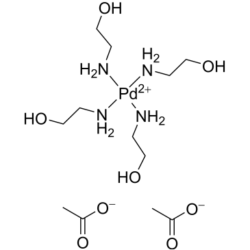 Palladium, tetrakis[2-(amino-κN)ethanol]-, (SP-4-1)-, diacetate|CS-0634721