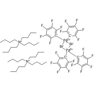1-Butanaminium, N,N,N-tributyl-, di-μ-bromotetrakis(pentafluorophenyl)dipalladate 2:1|CS-0634739
