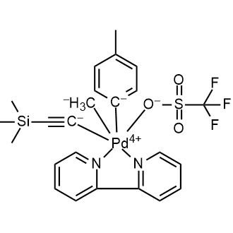 Palladium, (2,2'-bipyridine-κN1,κN1')methyl(4-methylphenyl)(1,1,1-trifluoromethanesulfonato-κO)[2-(trimethylsilyl)ethynyl]-|CS-0634743