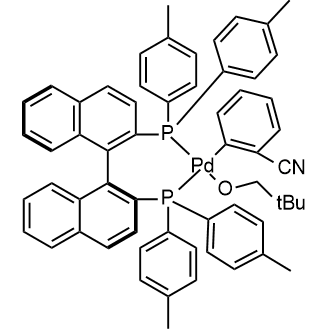 (2-Cyanophenyl)(2,2-dimethyl-1-propanolato)[(1S)-[1,1'-binaphthalene]-2,2'-diylbis[bis(4-methylphenyl)phosphine-κP]]palladium|CS-0634764