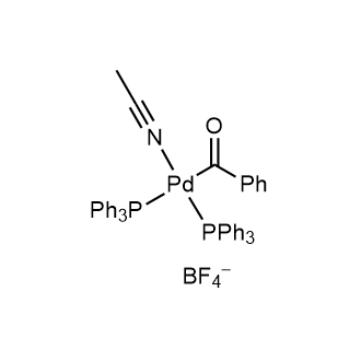 Palladium(1+), (acetonitrile)benzoylbis(triphenylphosphine)-, (SP-4-1)-, tetrafluoroborate|CS-0634808