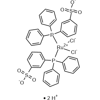 Ruthenate(2-), dichlorobis[3-(diphenylphosphino-κP)benzenesulfonato]-, dihydrogen|CS-0634827