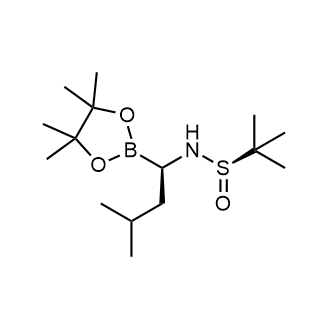 [S(R)]-2-Methyl-N-((R)-3-methyl-1-(4,4,5,5-tetramethyl-1,3,2-dioxaborolan-2-yl)butyl)propane-2-sulfinamide|CS-0634828