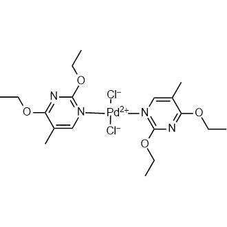 trans-Dichlorobis(2,4-diethoxy-5-methylpyrimidine)palladium|CS-0634859