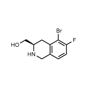 (R)-(5-Bromo-6-fluoro-1,2,3,4-tetrahydroisoquinolin-3-yl)methanol|CS-0634872