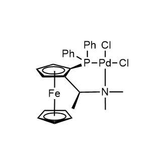 Dichloro[(S)-N,N-dimethyl-1-[(R)-2-(diphenylphosphino)ferrocenyl]ethylamine]palladium(II)|CS-0634914