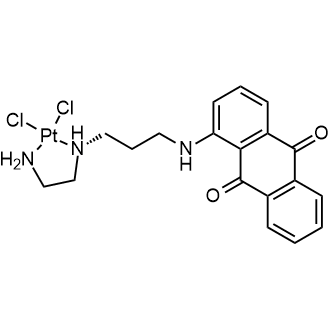 Platinum, [1-[[3-[(2-aminoethyl)amino]propyl]amino]-9,10-anthracenedione]dichloro|CS-0634962