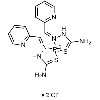 Platinum(2+), bis[2-(2-pyridinylmethylene)hydrazinecarbothioamide-κN2,κS]-, dichlorid|CS-0634967