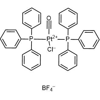 Platinum(1+), carbonylchlorobis(triphenylphosphine)-, tetrafluoroborate(1-)|CS-0634996