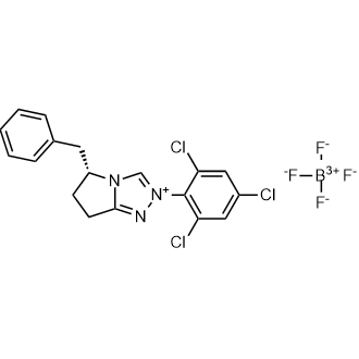 (R)-5-Benzyl-2-(2,4,6-trichlorophenyl)-6,7-dihydro-5H-pyrrolo[2,1-c][1,2,4]triazol-2-ium tetrafluoroborate|CS-0635014