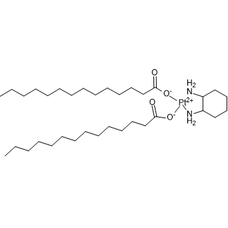 Platinum, (1,2-cyclohexanediamine-κN,κN')bis(tetradecanoato-κO)-, (SP-4-2)-|CS-0635048