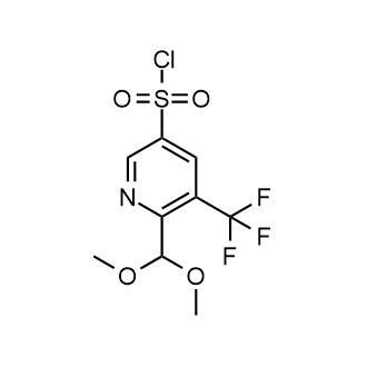 6-(Dimethoxymethyl)-5-(trifluoromethyl)pyridine-3-sulfonyl chloride|CS-0635257