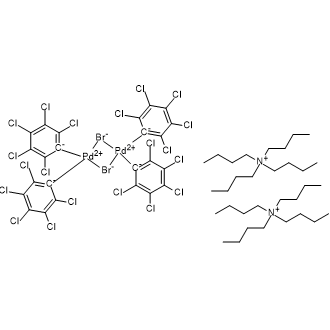 1-Butanaminium, N,N,N-tributyl-, di-μ-bromotetrakis(pentachlorophenyl)dipalladate 2:1|CS-0635449