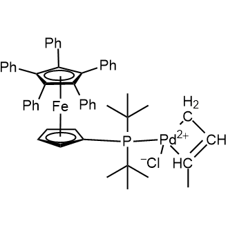Chloro(crotyl)[1,2,3,4,5-pentaphenyl-1'-(di-tert-butylphosphino)ferrocene]palladium(II)|CS-0635476