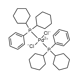 Dichlorobis(dicyclohexylphenylphosphine)palladium(II)|CS-0635486