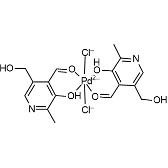 Dichlorobis[3-hydroxy-5-(hydroxymethyl)-2-methyl-4-pyridinecarboxaldehyde]palladium|CS-0635521