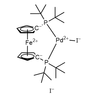 Diiodo[1,1'-bis(di-tert-butylphosphino)ferrocene]palladium(II)|CS-0635567