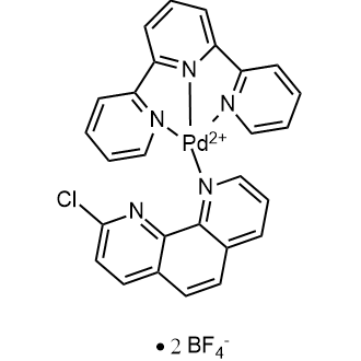 [Pd(terpy)(2-Cl-phen)](BF4)2|CS-0635590