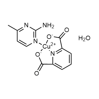 (2-Amino-4-methylpyrimidine)-(pyridine-2,6-dicarboxylato)copper(II) hydrate|CS-0635614
