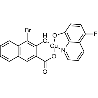 Copper, (4-bromo-3-hydroxy-2-naphthoato)(5-fluoro-8-quinolinolato)-|CS-0635626