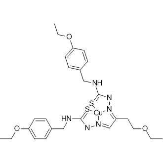 Hydrazinecarbothioamide, 2,2'-[1-(2-ethoxyethyl)-1,2-ethanediylidene]bis[N-[(4-ethoxyphenyl)methyl]-, copper complex|CS-0635770
