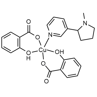 Pyridine, 3-(1-methyl-2-pyrrolidinyl)-, copper complex|CS-0635793