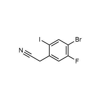 4-Bromo-5-fluoro-2-iodobenzeneacetonitrile|CS-0635806
