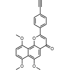 2-(4-Ethynylphenyl)-6,7,10-trimethoxy-4H-benzo[h]chromen-4-one|CS-0636065