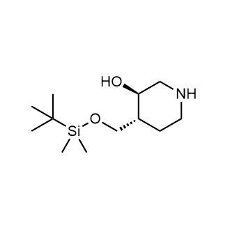rel-(3R,4R)-4-(((tert-Butyldimethylsilyl)oxy)methyl)piperidin-3-ol|CS-0636088
