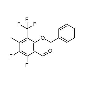 2-(Benzyloxy)-5,6-difluoro-4-methyl-3-(trifluoromethyl)benzaldehyde|CS-0636124